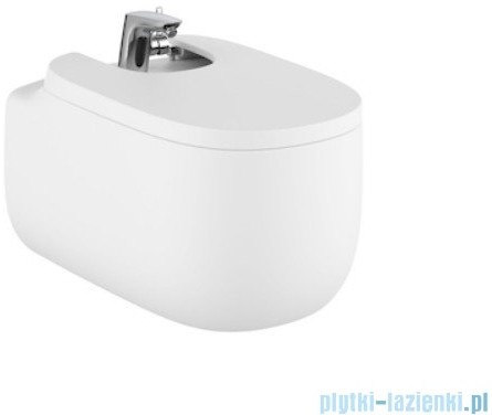 Roca Beyond bidet podwieszany z otworami pod pokrywę biały mat A3570B6620