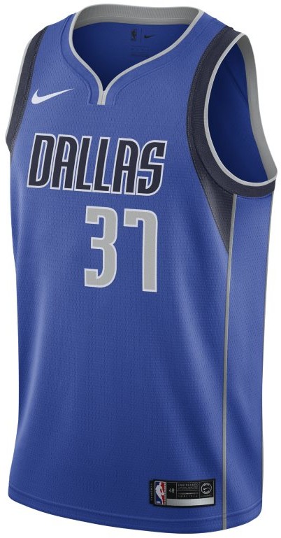Nike Męska koszulka NBA Connected Jersey Kostas Antetokounmpo Icon Edition Swingman (Dallas Mavericks) - Niebieski 864469-489