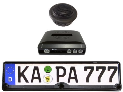 Step1 czujniki parkowania w ramce tablicy rejestracyjnej, model RP101 RP101