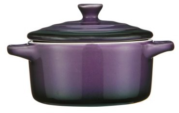 Premier Housewares Premier housewares Oven Love Mini-naczynie do zapiekania z pokrywką, 10 X 5$301cm, fioletowy 0104305