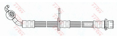 TRW Przewód hamulcowy elastyczny PHD929