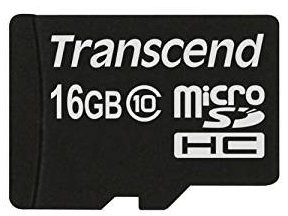 Transcend MicroSDHC Class 10 16GB (TS16GUSDC10)