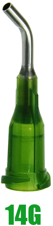 Igła Dozownicza Zagięta Do Fluxu Kleju 14G 1,55MM