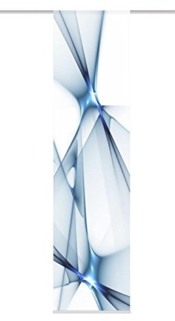 Home Fashion Edmonton 87188 ozdobna, przesuwna zasłona z kolorowym nadrukiem cyfrowym, wymiary 245 x 60 cm 87188-706