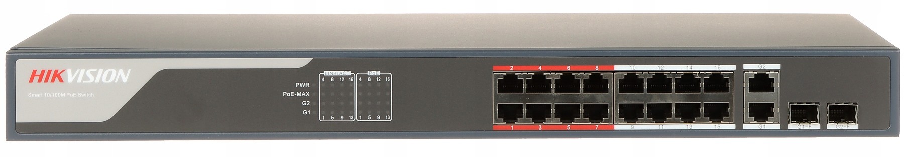 HIKVISION Switch Poe 18 Portów + 2x Sfp DS-3E1318P