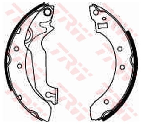 TRW Zestaw szczęk hamulcowych GS6227