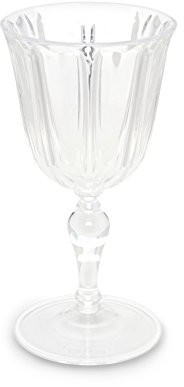 Excelsa Country Chic kieliszek do wina 25 CL, tworzywo sztuczne, przezroczysty, 9.3 x 9.3 x 18.5 cm 48535