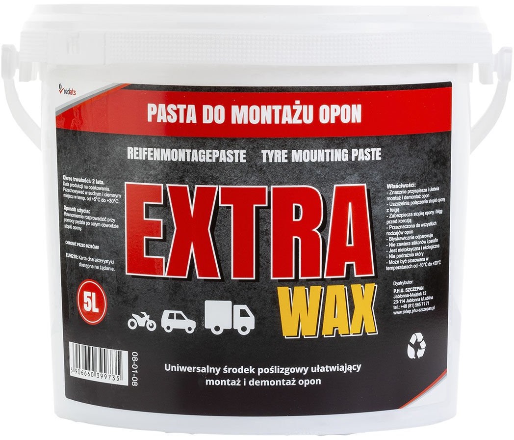 Pasta Montażowa Do Opon Extra Wax - 5Kg