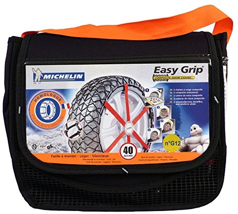 MICHELIN Michelin 923 Easy Grip tekstylny łańcuch śniegowy, kompatybilny z ABS i ESP, TV/GS, norma