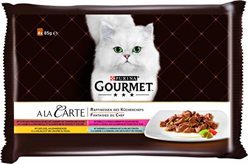 Purina GOURMET Gourmet A'la Carte Mokra Karma dla Dorosłych Kotów, Mix Smaków, 48 x 85 g 12168188