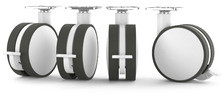 MAGNETOPLAN Zestaw rolek ściany Infinity piasta 1146099