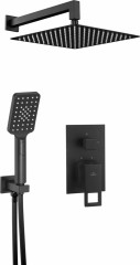 Deante NAC N9MP Anemon Komplet podtynkowy CZARNY