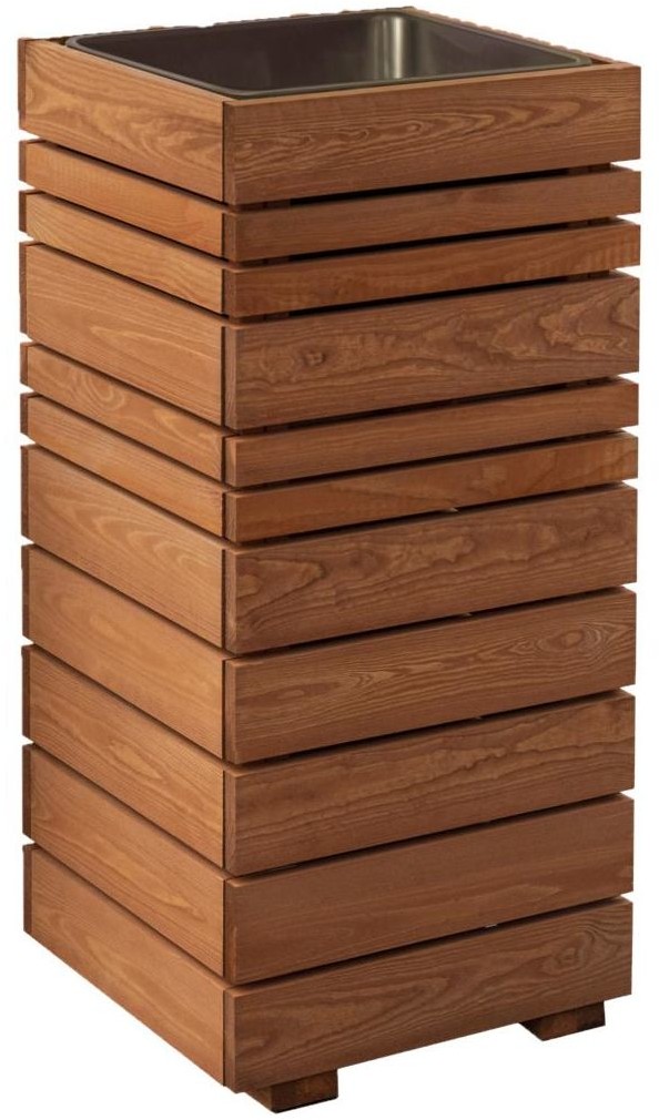 WERTH-HOLZ Donica ogrodowa GOTEBORG 41 x 41 x 90 cm drewniana wysoka WERTH-HOLZ