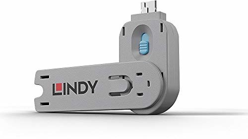 LINDY LINDY 40622 klucz do gniazda USB, niebieski 40622