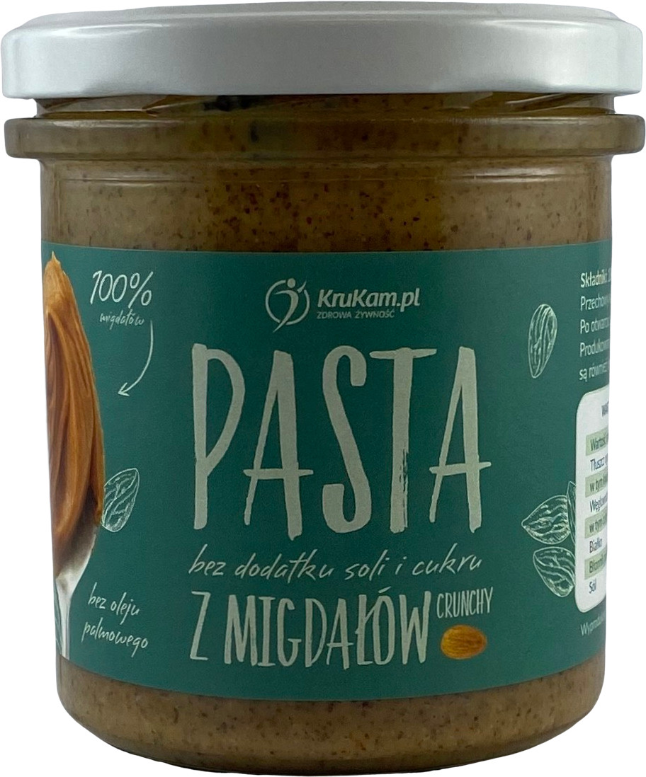 KruKam Pasta migdałowa Crunchy 300g