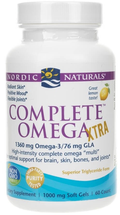 Nordic Naturals Nordic Naturals Complete Omega XTRA smak cytrynowy - 60 kapsułek