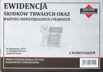 Firma krajewski Ewidencja środków trwałych oraz wartości niematerialnych i prawnych [Pu/Ku-11] Pu/Ku-11