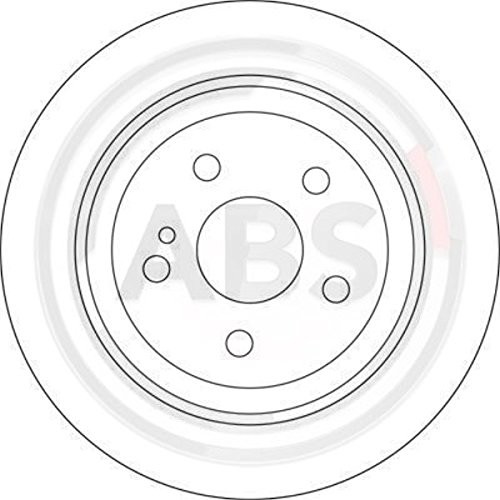 ABS All Brake Systems tarcze hamulcowe ABS 17112 (opakowanie zawiera 2 tarcze hamulcowe) 17112