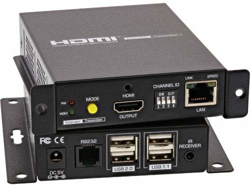 InLine Inline HDMI USB -TV przez IP Extender - Przedłużenie przez UTP - 4K do 100 m, 64601 64601