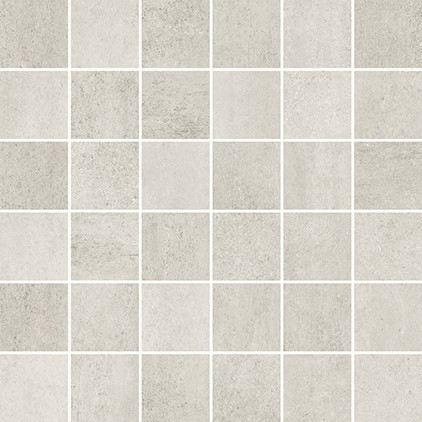 Opoczno płytki Grava White Mosaic Matt Mozaika ścienno-podłogowa 29,8x29,8  biała
