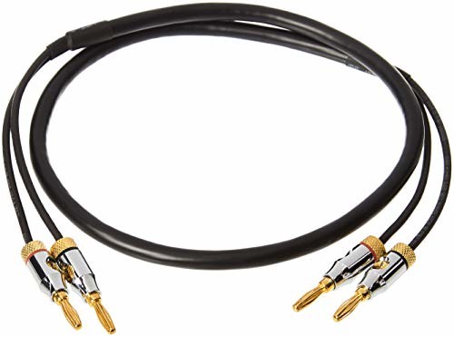 AmazonBasics 16AWG Speaker Cable w/ Gold Plated Banana Tips (520-AANY)