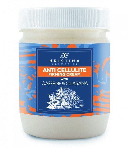 Hristina Hristina Naturalny krem antycellulitowy modelujący z kofeiną i guaraną 200 ml