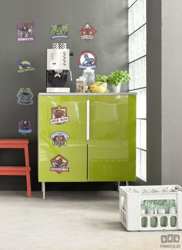 Komar Naklejki ścienne Avengers Badges 14090h 14090h