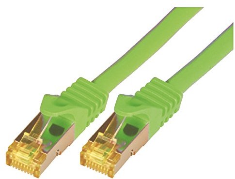Mcab mcab Cat7 S-FTP-PIMF-LSZH-3.00 m-GR kabel Ethernet (3 m) Zielony 4260134937740