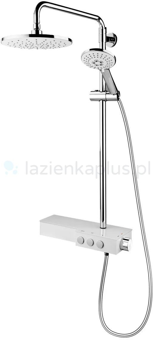 FDesign FDesign Tempra zestaw prysznicowy chrom biały FD5TMP7U13