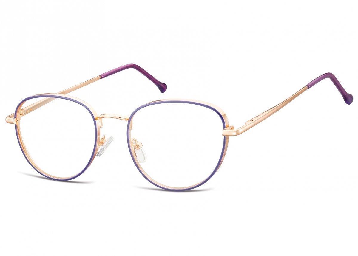 Sunoptic Owalne oprawki optyczne 918A złoto-fioletowe 918A