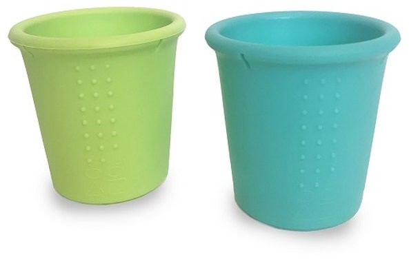 Silikids Silikids Kubki Silikonowe Sea/Lime 2szt.