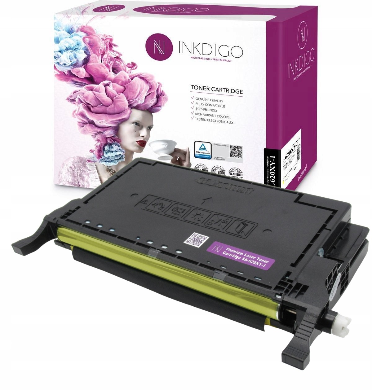 Toner Inkdigo do drukarek Samsung CLP670 CLX6220 Y