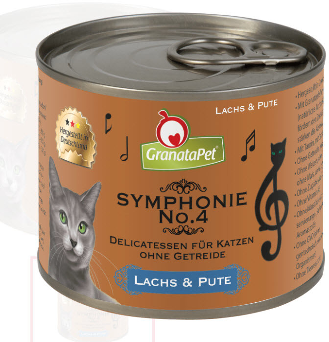 GranataPet Symphonie Nr. 4 Łosoś z indykiem 200g