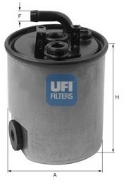 UFI FILTERS Filtr paliwa FILTERS 24.007.00