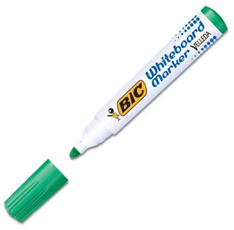 Bic Marker Suchościeralny such. Velleda ECOlutions okr. zielony 904940