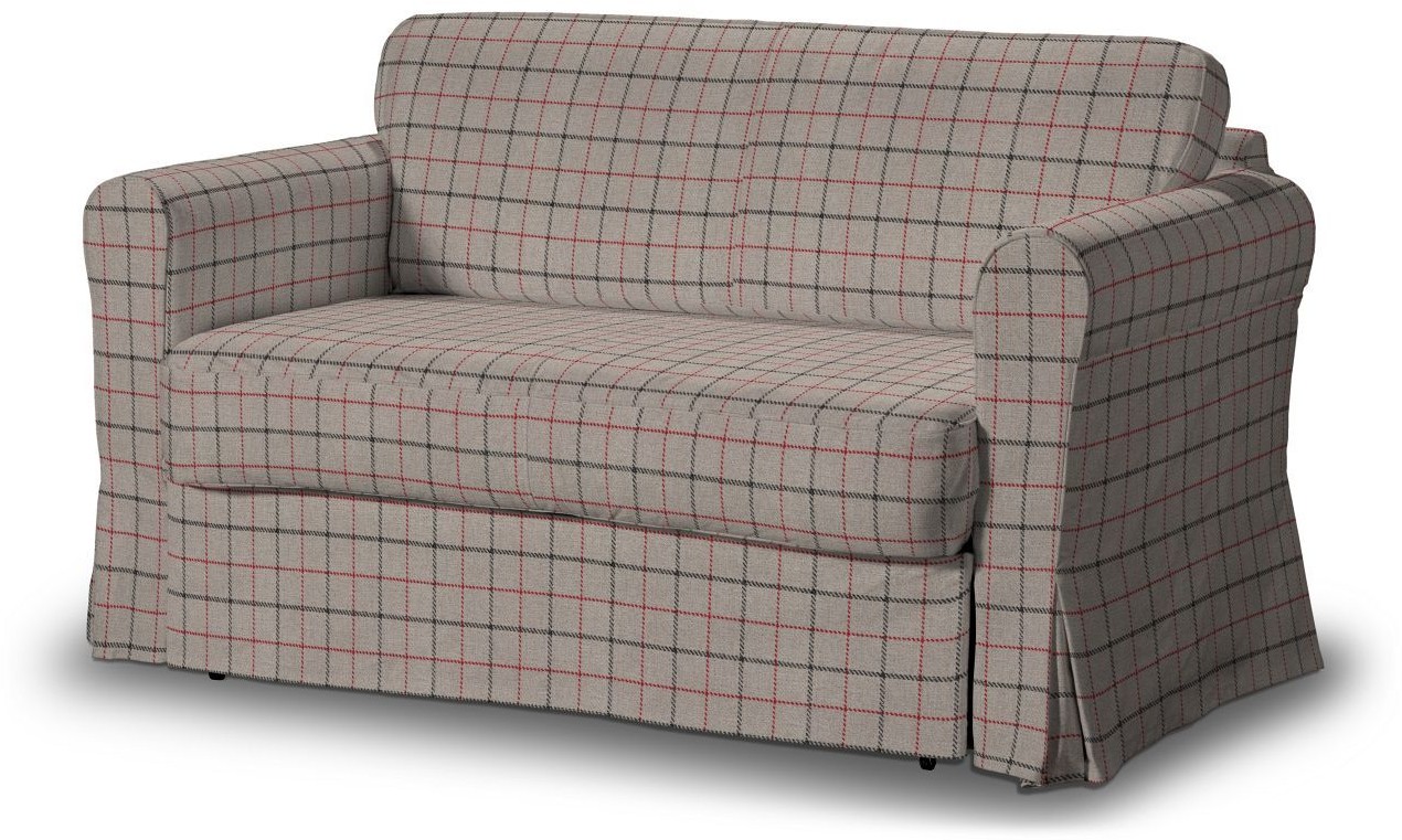 Dekoria Pokrowiec na sofę Hagalund krata czarno-biała Sofa Hagalund Edinburgh 630-115-74