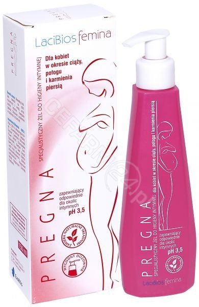 EXELTIS Lacibios femina pregna specjalistyczny żel do higieny intymnej 150ml