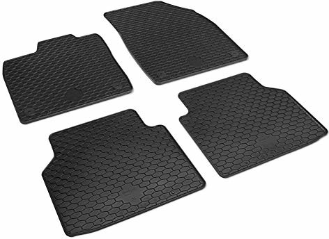 Volkswagen Volkswagen 11B061550041 gumowe dywaniki 4 x dywaniki na każdą pogodę, czarne 11B061550041