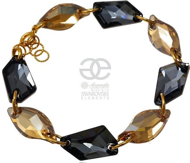 Swarovski Arande Bransoletka GOLDEN NIGHT ZŁOTE SREBRO 4753256392