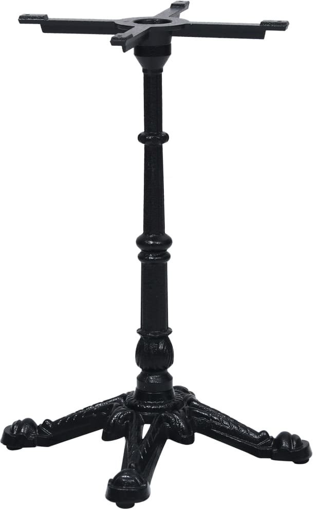 vidaXL Lumarko Noga do stolika bistro, czarna, 52x52x72 cm, żeliwo 325433