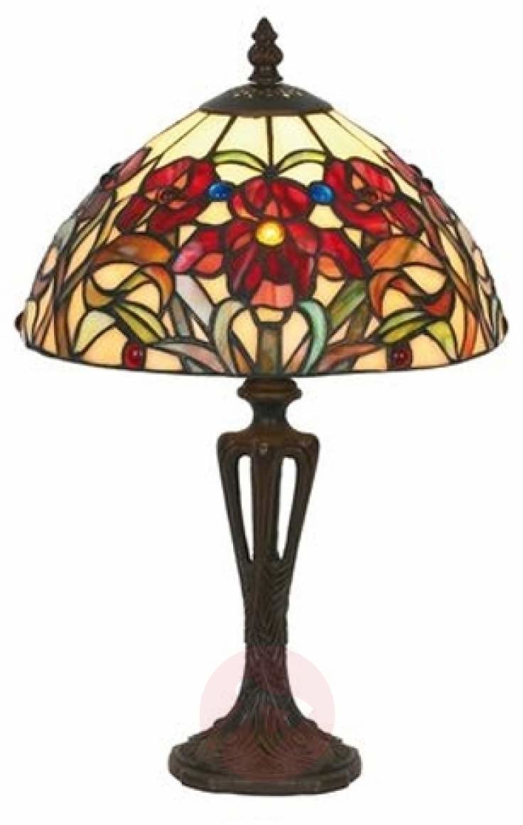 ARTISTAR Lampa stołowa ELINE w stylu Tiffany 40 cm
