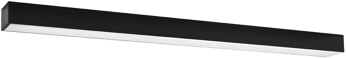 Thoro Nowatorska Lampa PLAFON PINNE 950 CZARNY Minimalistyczny Design Lampa Sufitowa Natynkowa Moduł LED Zimna Barwa Światła Oświetlenie do Salonu Sypialni Biura Oprawa THORO TH.063