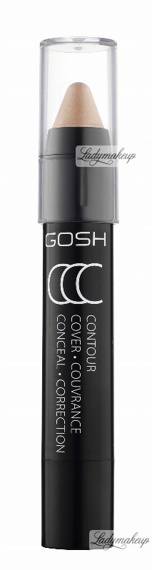 Gosh GOSH - CCC STICK 3w1 - Konturowanie + rozświetlacz + korektor - 003 - LIGHT GOSCKKO-ZKO-01