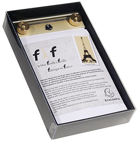 Exacompta 12112e Block (wkładka, FAF niezadrukowane, 16 x 10 cm) 12112E