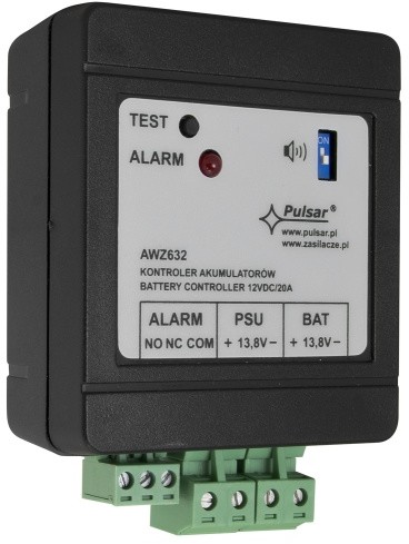 PULSAR Kontroler akumulatorów 12VDC/20A AWZ632 AWZ632