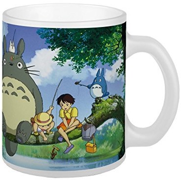 Sémic Studio Ghibli filiżanka ceramiczna: Totoro Fishing (300 ML) SMUGGH01