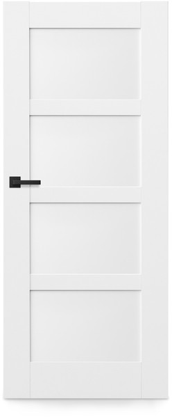 Drzwi pełne przesuwne Connemara 80 bezfelcowe kredowo-białe SBI003083