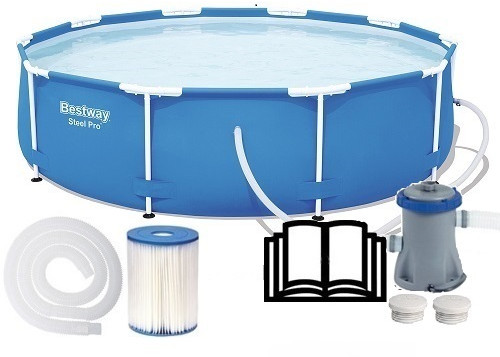 Bestway Basen stelażowy 56679 305X76 7W1 012816