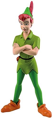 Bullyland 12650 - figurka do zabawy, Walt Disney Peter Pan, wielkość ok. 9,5 cm, starannie ręcznie malowana figurka, bez PCV, wspaniały prezent dla chłopców i dziewczynek do fantazyjnej zabawy