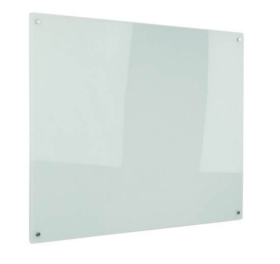 B2B Partner Tablica szklana, 50x35 cm, biała GW9501 50*35 WH